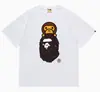 Hit da Internet de Verão 24: Camiseta bAPe Cabeça de Macaco Macaquinho, Camuflagem, Camiseta Unisex Manga Curta Gola Redonda