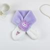 Cachecol Infantil Outono e Inverno, Aquecedor de Pescoço de Pelúcia Cartoon Fofo Quente, Estilo Coreano para Meninas e Meninos, Cachecol de Pescoço para Bebê Estilo Ano Novo