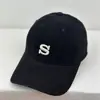 Gorra de béisbol estilo coreano con bordado de letras tridimensionales, parte superior suave, adecuada para cabezas grandes, hace que la cara se vea más pequeña, sombrero de sol casual versátil