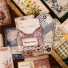 Pegatinas Retro Story Serie Etiqueta de Tiempo Vintage Desgastado Decorativas DIY para Diarios 10 Hojas 6 Diseños