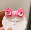 Clipes Pequenos de Gatinho com Orelhas de Desenho Animado Sanrio para Crianças, Presilha Fofa para Cabelo de Bebê, Presilha para Franja, Acessórios de Cabelo Venda por Atacado