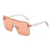 Nuevas Gafas de Sol Conectadas de Marco Grande Europeas y Americanas Moda Tendencia Explosión Transfronteriza Gafas de Sol para Mujer Montura Media Gafas Hermosas