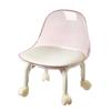 Taburete pequeño famoso en Internet, con polea universal, taburete bajo con artefacto para bebé, taburete acrílico transparente para bebé y niño pequeño.