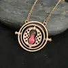 Joyería Creativa Transfronteriza Europea y Americana Serie de Collar de Reloj de Arena y Aretes de Venta Caliente Transfronteriza Cadena para Suéter