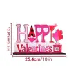 Nueva Decoración Creativa de Amor para el Día de San Valentín Decoración de Madera para el Hogar Decoraciones de Mesa para Ambiente