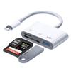 Leitor de cartão OTG adaptador de celular três em um conexão de tablet computador tipo C para conversor USB SD TF