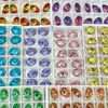 Brillo Super Brillante Multifacético 10x14mm Huevo de Paloma Nido de Pájaro Fondo Puntiagudo Pedrería para Uñas Cristal K9 Usable Accesorios para Uñas Venta al por Mayor