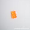 Dit accesorios de resina transparente Estuche de papelería de oso material para carcasa de teléfono móvil relleno delgado accesorios de joyería DIY