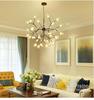 Sala de Estar Nórdica Lustre Flor de Cerejeira Loja de Roupas Moderno Simples Criativo Luminária de Sala de Jantar Feijão Mágico Bola de Vidro Lâmpadas Vaga-lume