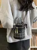 Bolsa Saco Retro Yuezi, Bolsa Transversal de Luxo Leve e Simples, Bolsa de Ombro Fashion, Bolsa de Mão Versátil de Grande Capacidade para Mulheres
