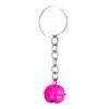 22mm exquisito color caramelo pequeño cascabel llavero colgante bolso de dama accesorios para mascotas adornos colgantes venta al por mayor