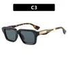 Gafas de Sol Retro Simples para Hombre Europeas y Americanas 2025 Nuevas Gafas de Sol Personalizadas con Montura Cuadrada Gafas de Sol de Forma Cóncava a la Moda
