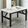 Mesa plegable, no requiere instalación, mesa plegable para montar puestos, mesa baja, mesa de comedor portátil, mesa pequeña rectangular