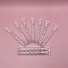 Palito para hacer burbujas de tubo de ensayo pequeño mini de 11 cm y 4.5 ml, juguete para soplar burbujas, palito de burbujas de 5 agujeros, botella vacía al por mayor