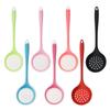 Colador de silicona de una pieza de fábrica para vallas, colador de silicona para el hogar, colador para olla caliente, cuchara para residuos de sopa para el hogar, cuchara para aceite, venta al por mayor