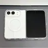 [Funda Magnética Plegable] Adecuada para Funda de Teléfono iPhone Duo, Funda Magnética Transparente Desmontable, 82% de descuento Pantallas Plegables, Alta Transparencia