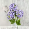 Buquê de Hortênsias Artificiais Flores de Seda Flores Plásticas de Alta Qualidade para Decoração de Sala de Estar Arranjo Floral de Casamento Produto Acabado