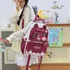 Mochila Bolsa Ita Japonesa Gran Capacidad Estilo Escolar Femenina Versátil Bolso de Hombro Cruzado