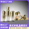 Botella de Vidrio Cosmético con Forma de Nube, Botella de Loción Dorada Electroplateada, Exquisito Set de Botellas para Crema y Crema Facial, Materiales de Empaque para Productos de Cuidado de la Piel