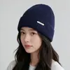 Gorro de Punto Grueso Casual Nuevo Otoño e Invierno Estilo Coreano para Mujer Gorro de Lana Caliente para Exteriores Protección para los Oídos Gorro para el Frío para Hombre