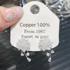 Novos Brincos de Flor de Gelo, Brincos de Zircônia Elegantes e Feéricos, Deslumbrantes e Versáteis, Adequados para o Trabalho, Brincos Modernos, Simples, de Alto Padrão e Versáteis para Mulheres