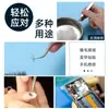 Pinça de Aço Inoxidável de Alta Precisão 1,5mm para Reparo Eletrônico, Nail Art, Extensão de Cílios e Artesanato com Contas com Pontas Afiadas