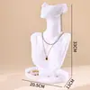 Soporte de exhibición para almacenamiento de collares, modelo de retrato para el hogar, accesorios de exhibición para cuello, pendientes, joyería, puesto del mercado nocturno, estante para joyería