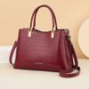 Bolso 2026 Nuevo Modelo Rojo Piel Genuina Bolso de Mujer para Mujeres de Mediana Edad, Bolso de Boda de Lujo Ligero, Regalo para Mamá, Bolsos y Equipaje