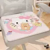 Cojín de Felpa Imitación Cachemir Perro Canela Dibujo Animado Lindo, Cojín de Silla Larga Adorable Kuromi Estudiante, Cojín de Asiento Suave