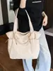 Bolso Cruzado Minimalista Casual Estilo Japonés para Mujer, Bolso Tote de Moda y Versátil para Estudiantes Universitarios, Adecuado para Clases y el Trayecto Diario