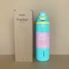 Nueva Taza Térmica Owala de Acero Inoxidable 304 Portátil de Gran Capacidad Taza para Frutas 32 oz Taza de Agua Deportiva Taza con Popote