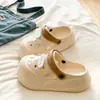 2026 Nuevo Modelo Zuecos de Verano para Mujer para Exteriores con Suelas Gruesas de Eva, Pantuflas Cerradas Ligeras y Lindas para Bricolaje para Dormitorio