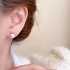 ¡Empácalo por una semana! Aretes de Perlas de Cinco Piezas para Mujer Aretes de Lujo Ligero de Alta Gama Combinables Elegantes Estilo Celebridad