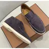 Novos mocassins masculinos de calçar fácil para outono e inverno, sapatos casuais baixos retrô