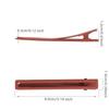 Clip Lateral de Moda de 8 cm para Mujer Invierno Nuevo Pasador Pinza de Posicionamiento Pinza de Pato Cuadrada Pinza Lateral Cabello Roto Adorno para el Cabello