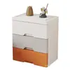 Mesa de Cabeceira Simples Moderna para Quarto Principal Apartamento Pequeno Tipo Gaveta Armazenamento e Exibição para Quarto Armário de Armazenamento para Montagem