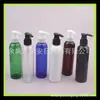 Frasco redondo de 180ml com bomba de rosca, frasco para shampoo, frasco para álcool em gel, frasco de loção bico de pato de 180ml