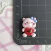 Novos Clipes de Patch de Animal Cartoon, Coelho Pequeno Feito à Mão DIY Acessórios de Cola de Creme Resina, Kit de Material para Fivela de Sapato Clog