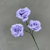 Flores Roxas para Salão de Casamento, Peônias, Crisântemos, Hortênsias, Flores de Gelo, Flores de Cerejeira, Rosas de Teto, Arranjos Florais de Eucalipto