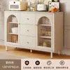 Aparador para comedor, mueble de almacenamiento moderno minimalista de pared, mueble de pie para uso doméstico para almacenamiento, mueble auxiliar para té y bebidas