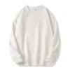 Exclusivo transfronteiriço 320g algodão ombro caído gola redonda manga longa solto casual moletom masculino moderno cor sólida