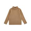 Camiseta Interior de Cuello Alto de Manga Larga Doble Cara de Terciopelo para Niños Wulifichi 2025 Nueva Moda de Invierno Casual Versátil