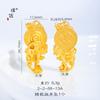 Pu Zuojiu Dorado Arena No Desvanecible Accesorios DIY Luna de Agua Guanyin Buda Tathagata Colgante Budista Colgante de Collar