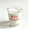 Copos de Vidro com Tampa Flip-Top Tendência no Atacado, Copos de Chá Transparentes, Copos de Presente Personalizáveis com Logo, Copos para Bebidas Lácteas, Copos de Café