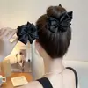 Grampo de Cabelo Laço Haobenfeng para Mulheres, Presilha de Verão para Toda a Parte de Trás da Cabeça, Prendedor Tubarão para Coque, Acessório de Cabelo para Rabo de Cavalo