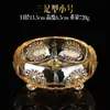 Castiçal de Vidro Cristal Dourado Criativo Nº Ashtray Sala de Estar Escritório KTV Bar Estilo Europeu Ashtray Copo Lun Cai