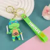 Chaveiro Pingente Tartarugas Ninja Boneco Desenho Animado Carro Brinquedo Criativo Decoração Exquisita para Bolsa Chaveiro Venda por Atacado