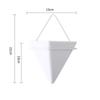 Plantas Creativas para Pared de Sala de Estar, Macetas de Pared, Pared de Fondo, Decoraciones Blandas de Pared, Colgantes de Plantas Verdes, Porcelana Blanca