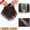Peluca para Mujer Cubierta de Cabello de Simulación Superior Cabello Blanco Volumen Flequillo Esponjoso Peluca Ligera y Delgada Natural Rizado Reposición de Cabello