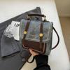 Elegante Moda Commuter Bolso de Mano para Mujer Estilo Coreano 2025 Primavera Nuevo Mochila Versátil Ins Bolso Cuadrado Pequeño